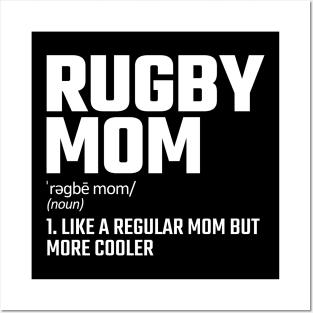 rugby mom Posters and Art